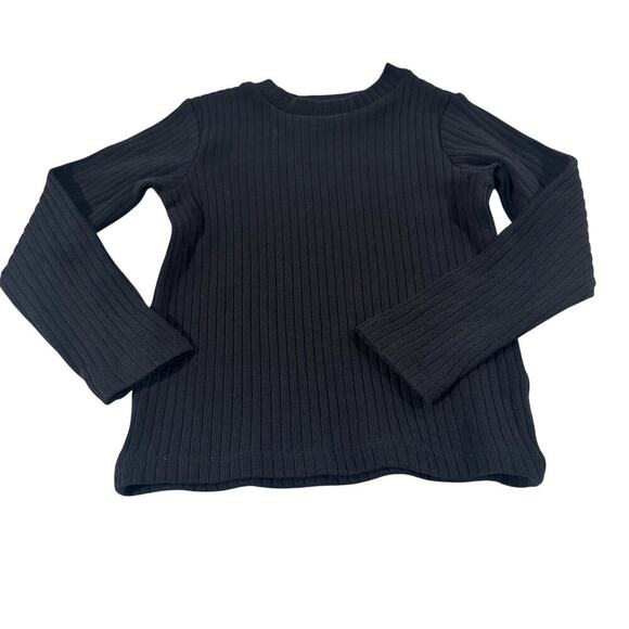 Zara Toddler Girl 4T Black Long Sleeve Shirt - Picture 1 of 4